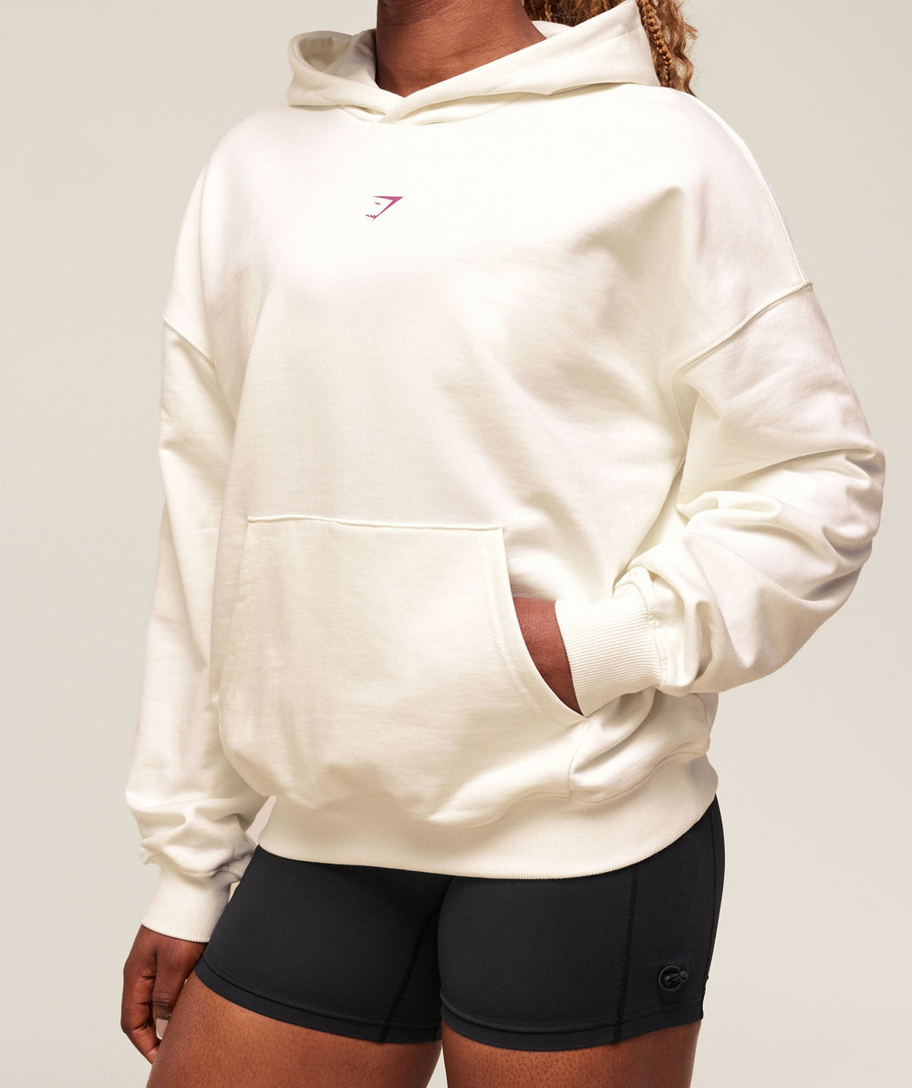 Dump Truck Graphic Hoodie Soft White