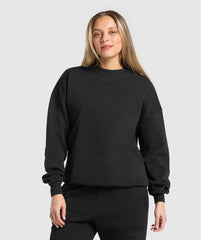 Campus Classics Graphic Sweatshirt Black