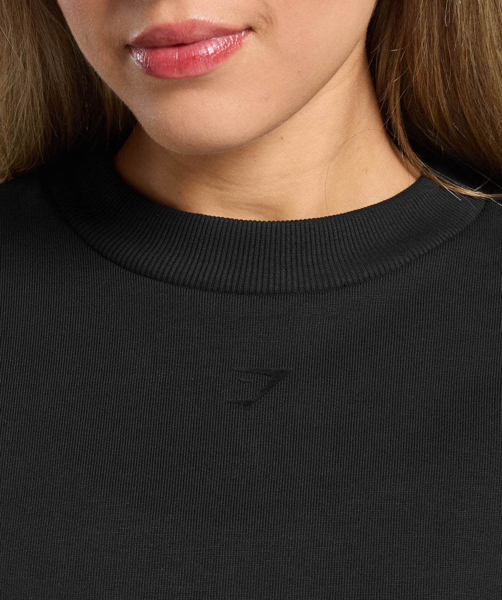 Campus Classics Graphic Sweatshirt Black