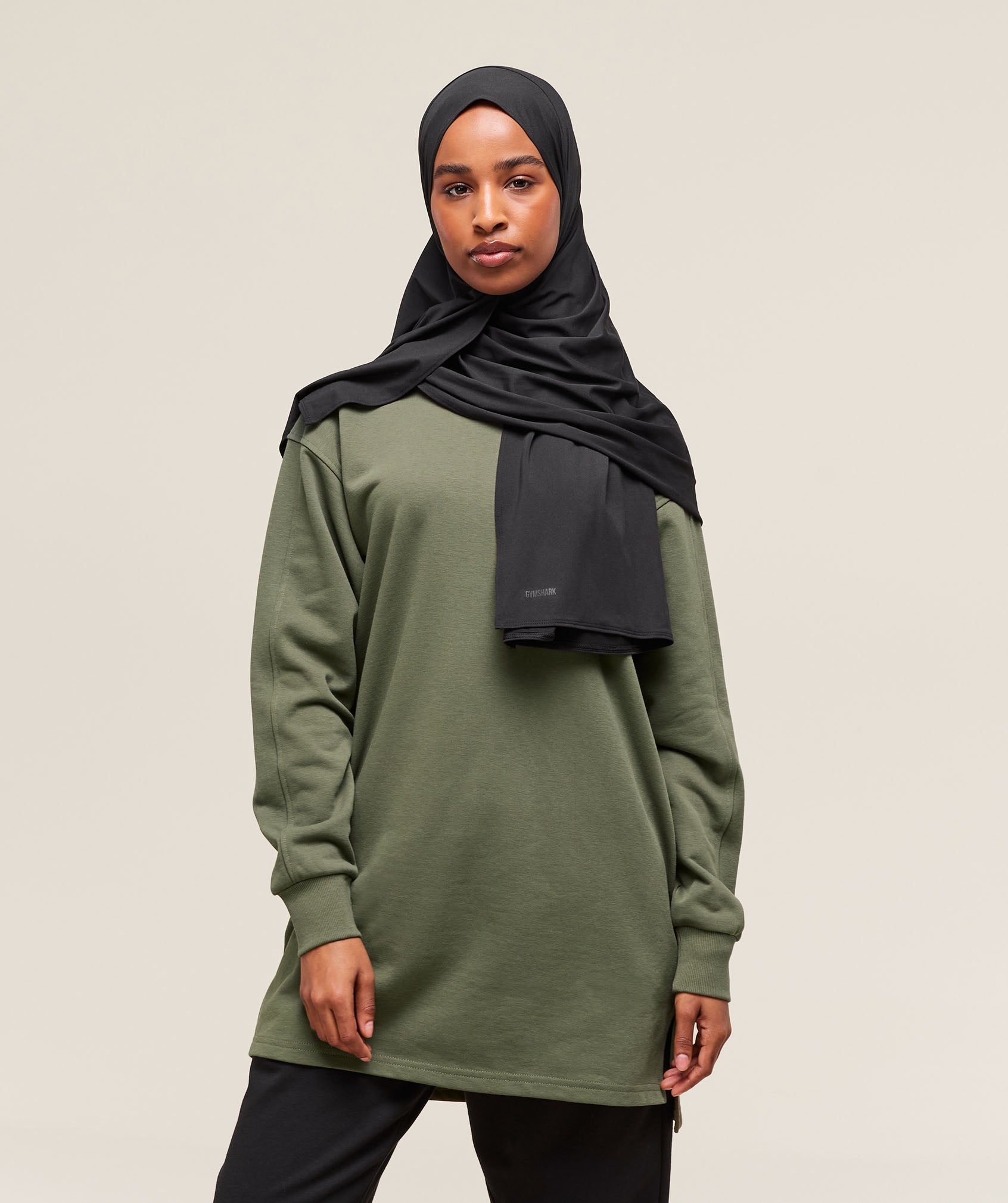 Covered Pullover Core Olive