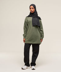 Covered Pullover Core Olive