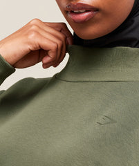 Covered Pullover Core Olive