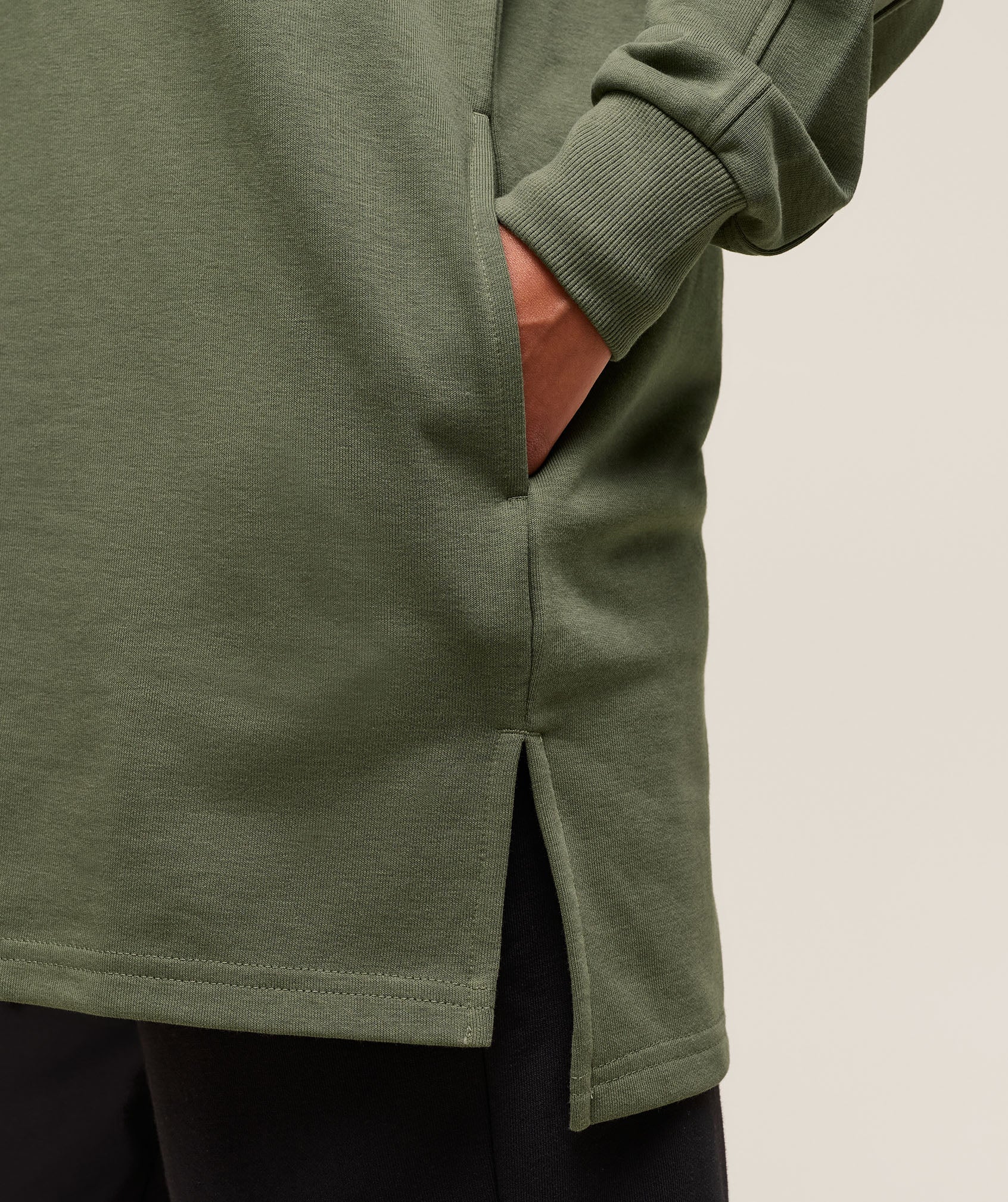 Covered Pullover Core Olive