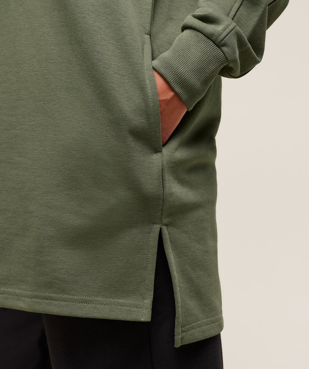 Covered Pullover Core Olive