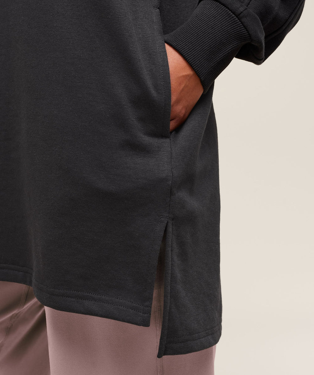 Covered Pullover Black