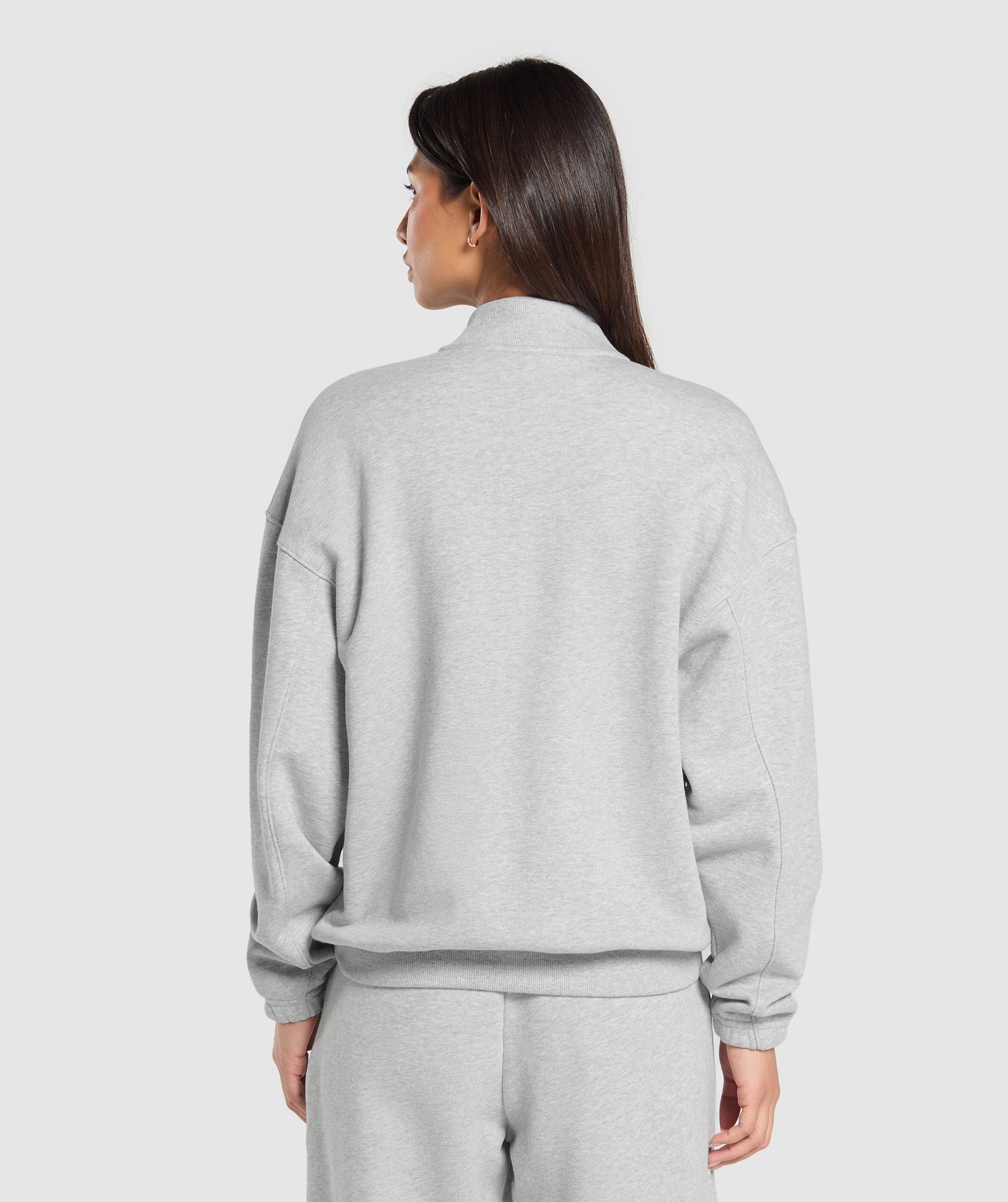 Rest Day Sweats 2.0 1/4 Zip Pullover Light Grey Core Marl