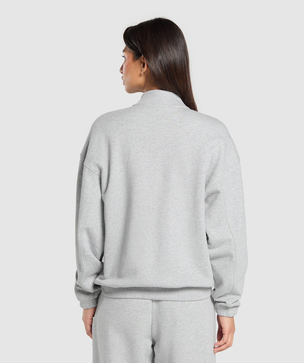Rest Day Sweats 2.0 1/4 Zip Pullover Light Grey Core Marl