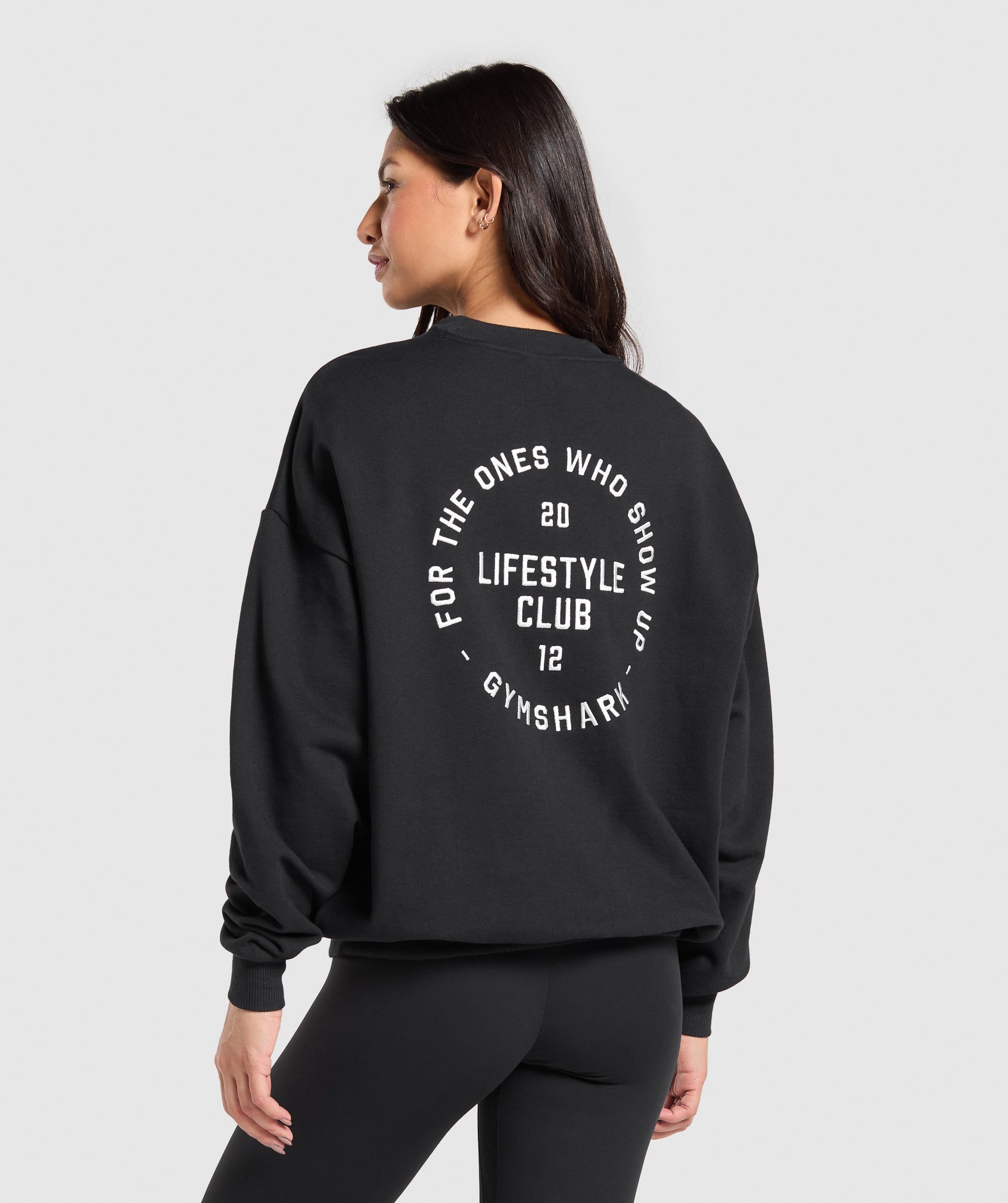Lifestyle Club Graphic Pullover Black