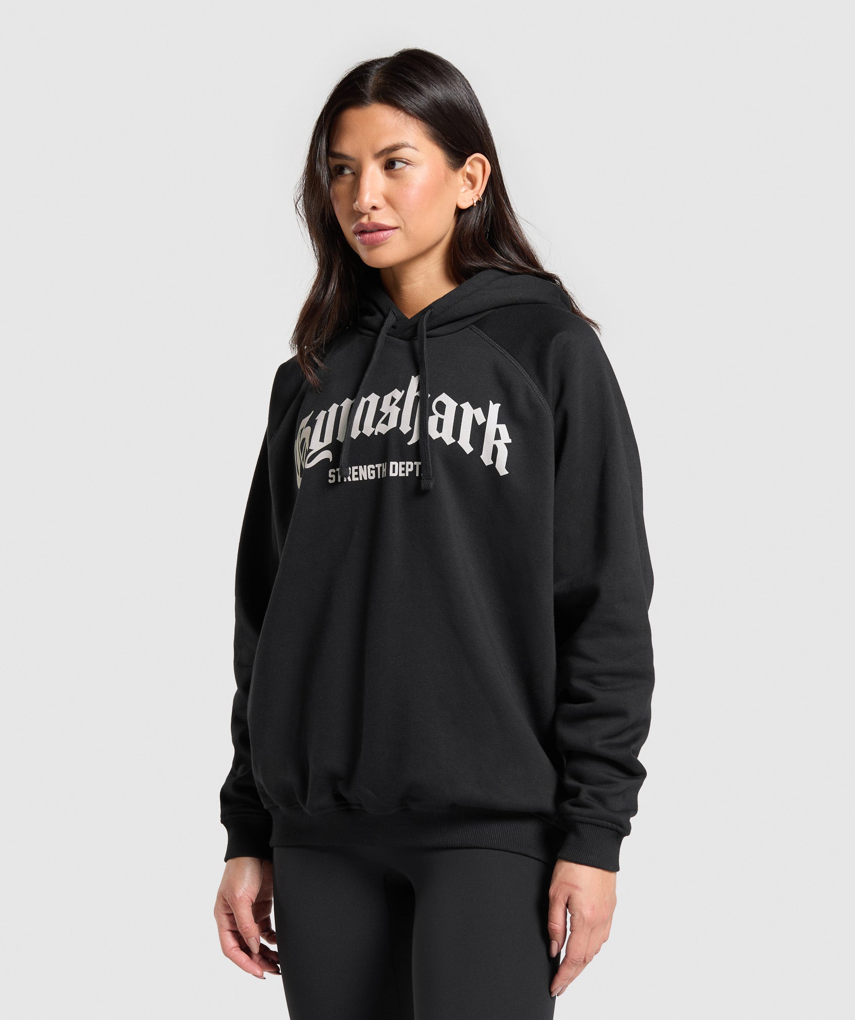 Strength Department Graphic Hoodie Black
