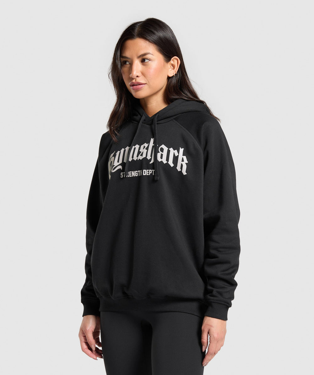 Strength Department Graphic Hoodie Black