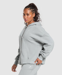 Power Hoodie Silver Grey