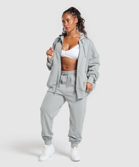 Power Hoodie Silver Grey