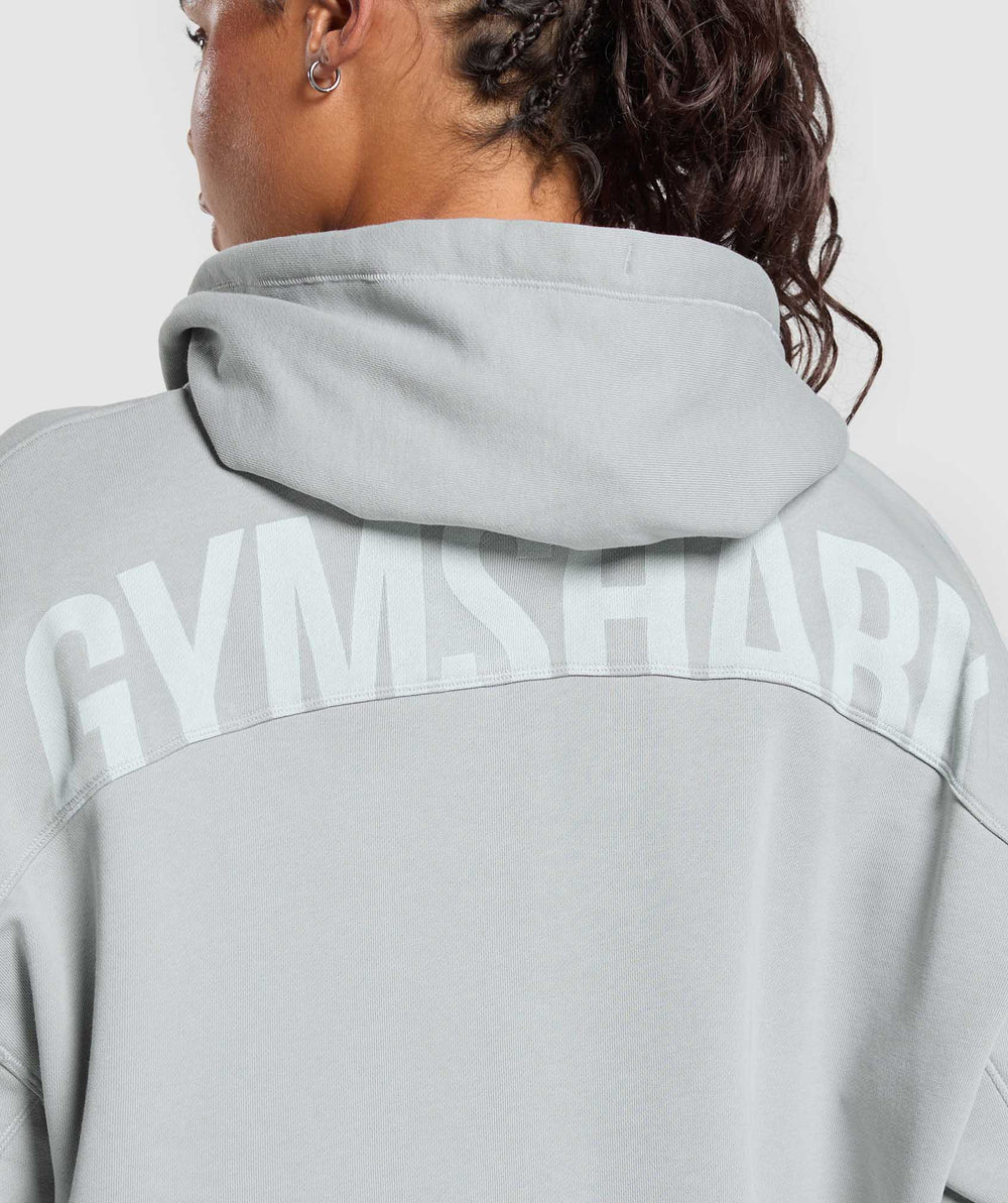 Power Hoodie Silver Grey