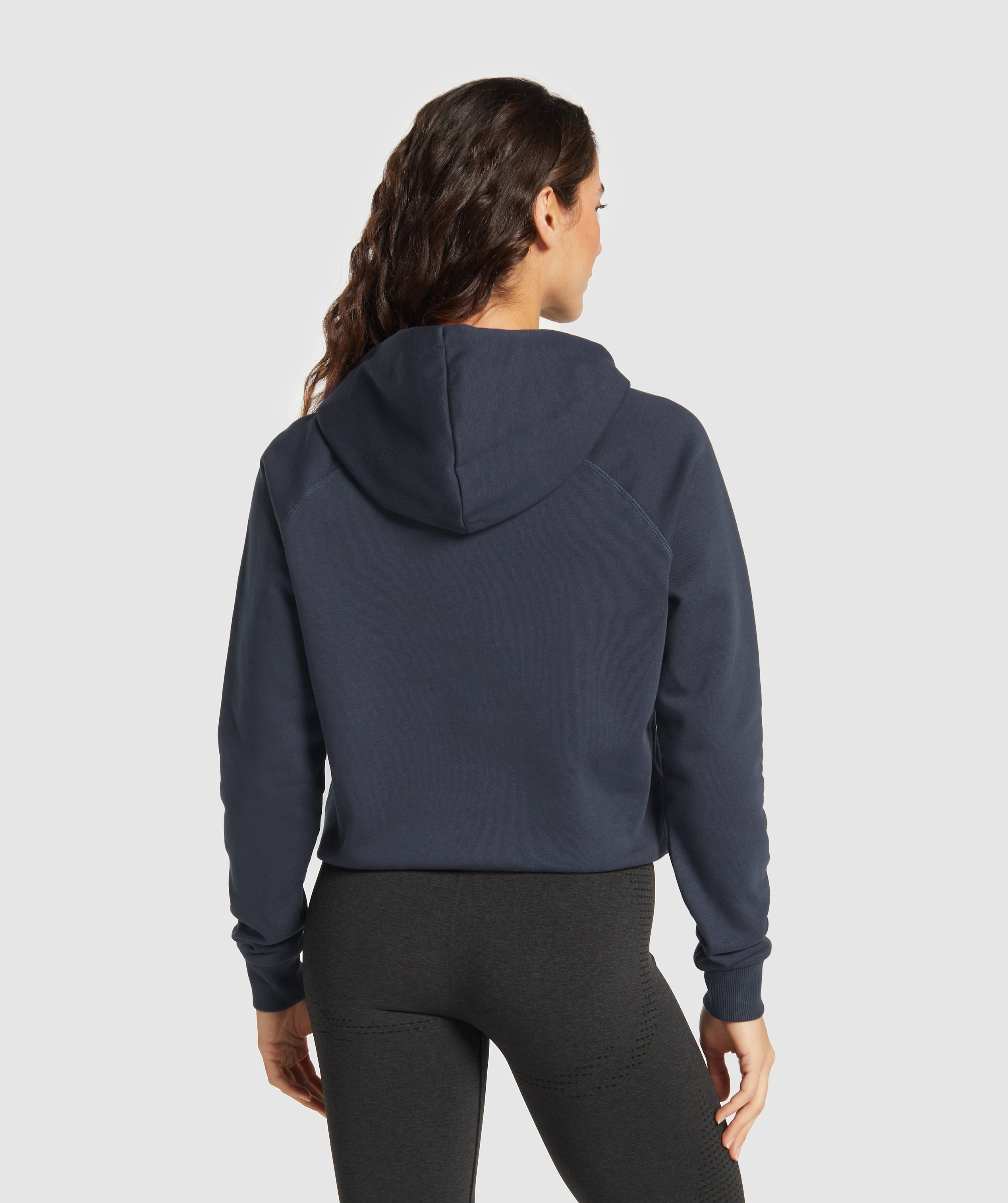 Training Fleece Zip Hoodie Heavy Blue