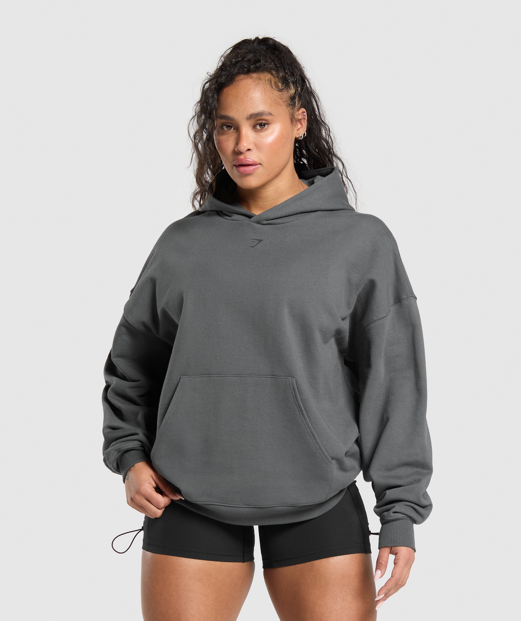 Back Gains Graphic Hoodie Graphite Grey