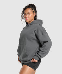 Back Gains Graphic Hoodie Graphite Grey