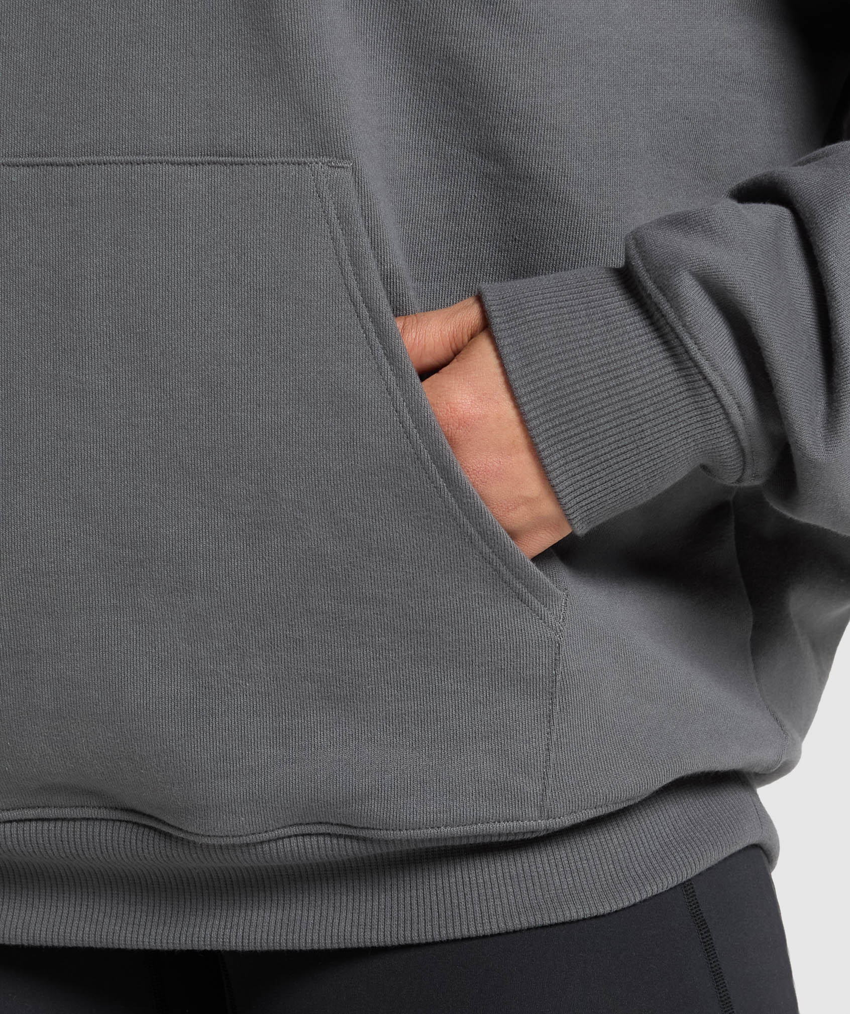 Back Gains Graphic Hoodie Graphite Grey