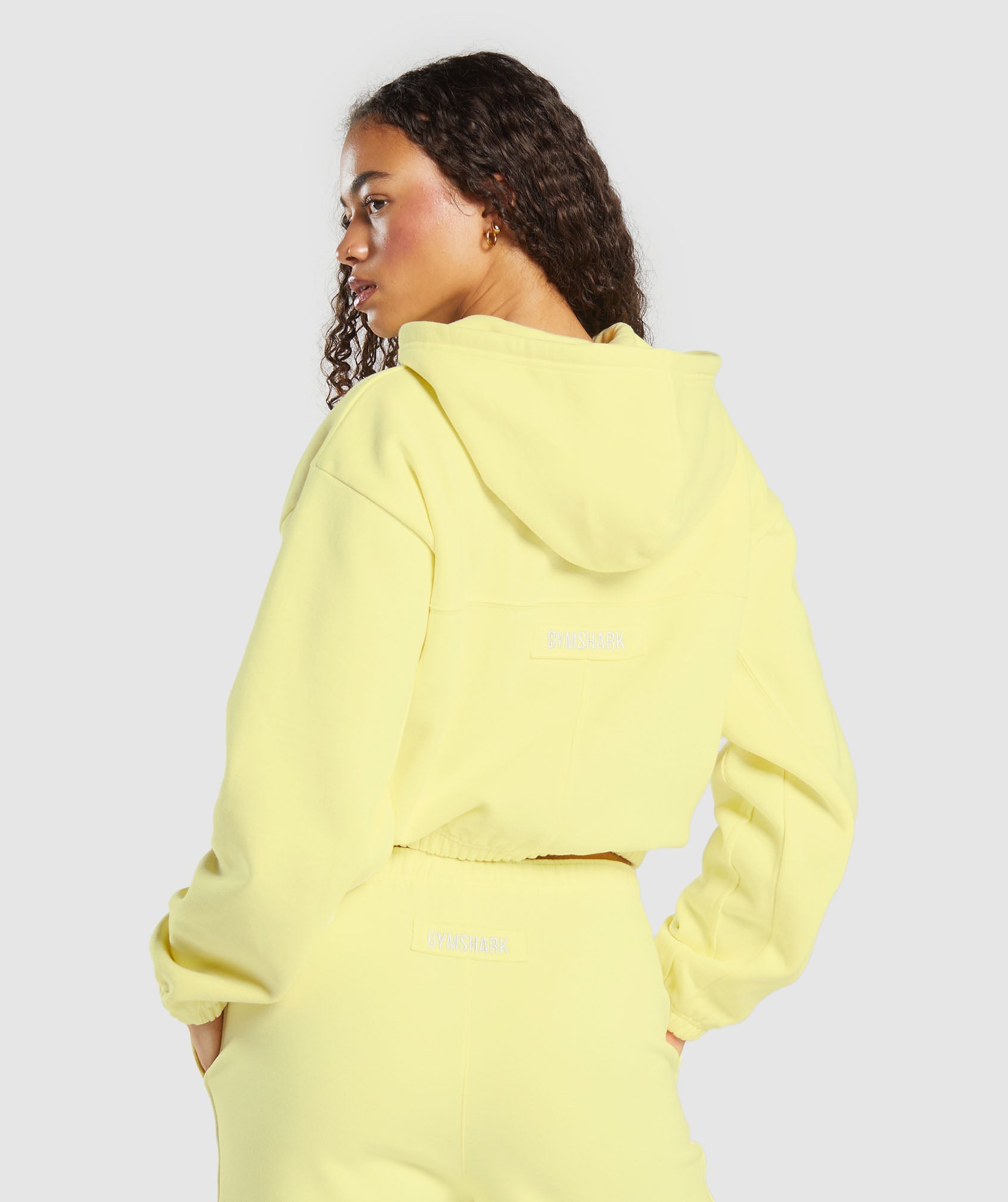 Fleece Zip Hoodie Refresh Yellow