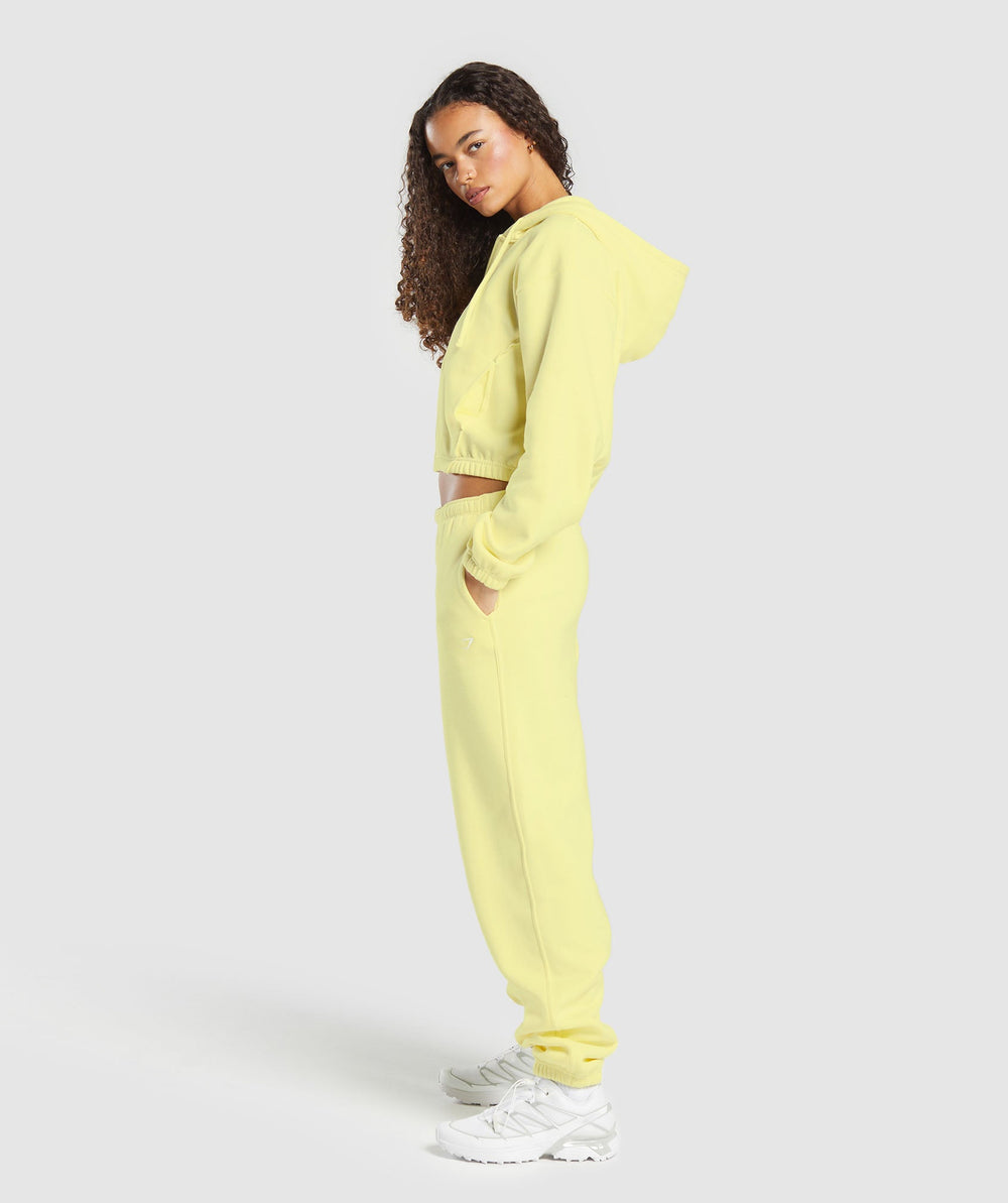 Fleece Zip Hoodie Refresh Yellow