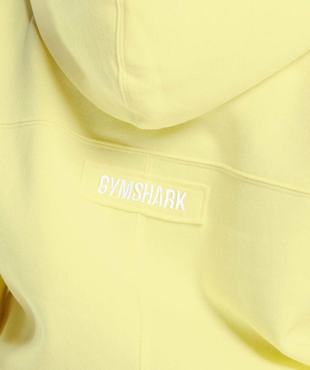 Fleece Zip Hoodie Refresh Yellow