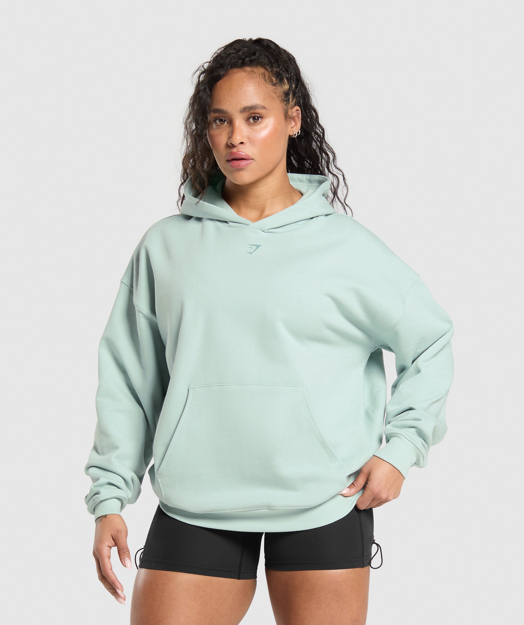 Back Gains Graphic Hoodie Morning Blue