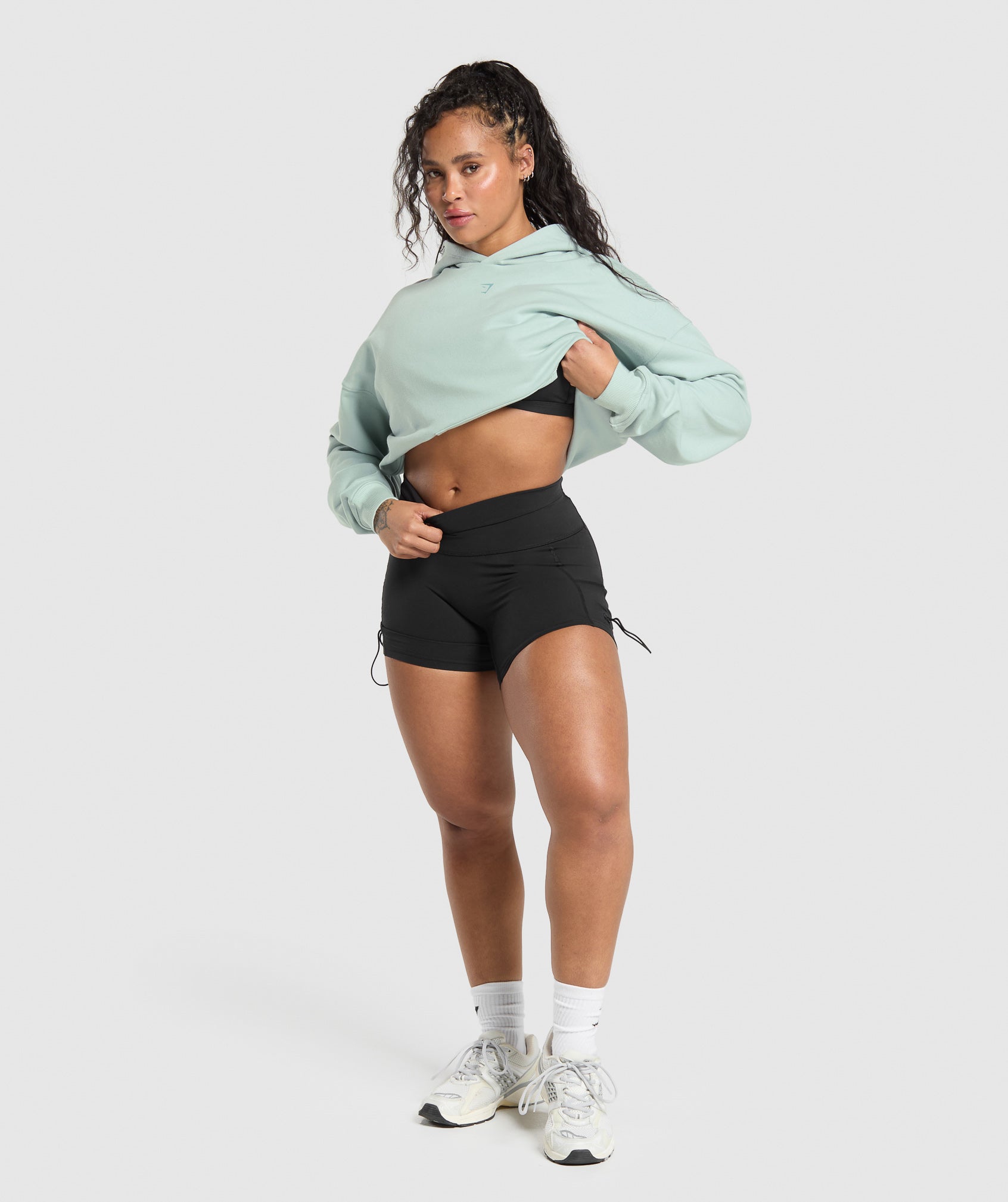 Back Gains Graphic Hoodie Morning Blue