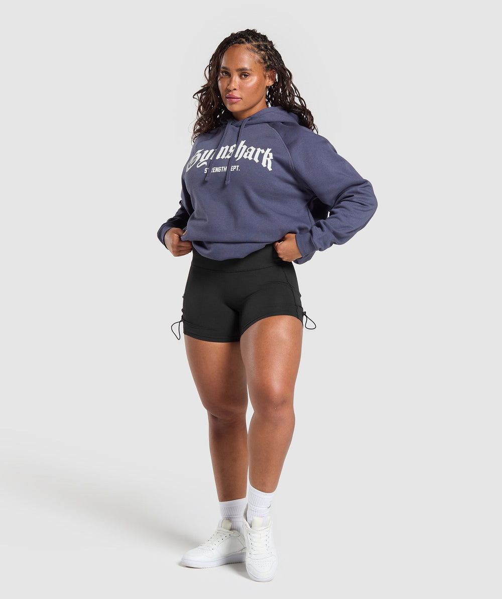 Strength Department Graphic Hoodie Weighted Purple