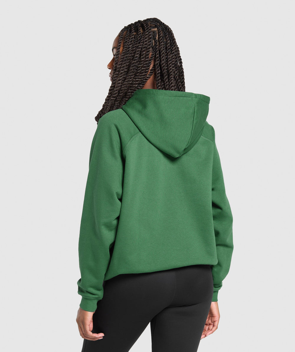 Training Oversized Fleece Hoodie Classic Green