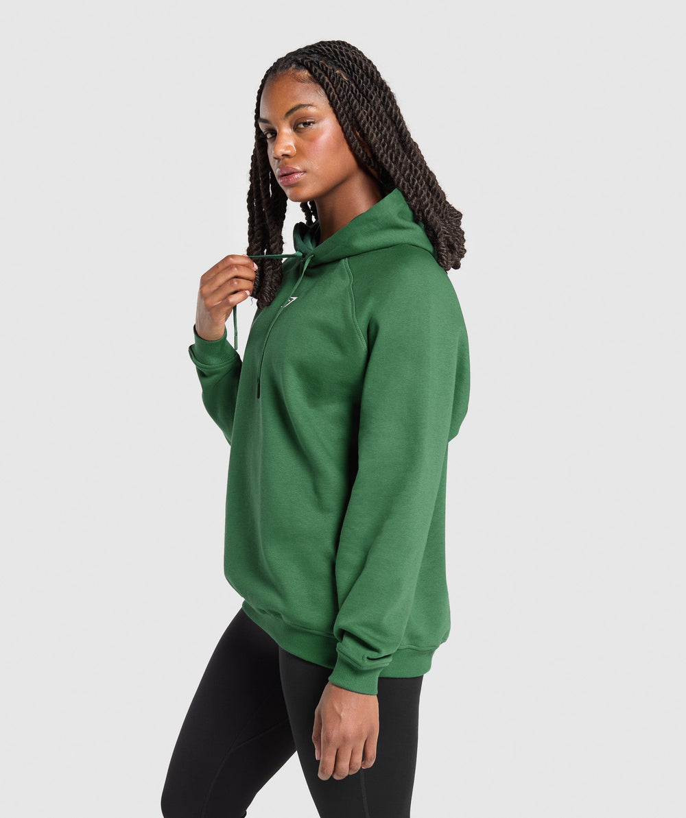 Training Oversized Fleece Hoodie Classic Green