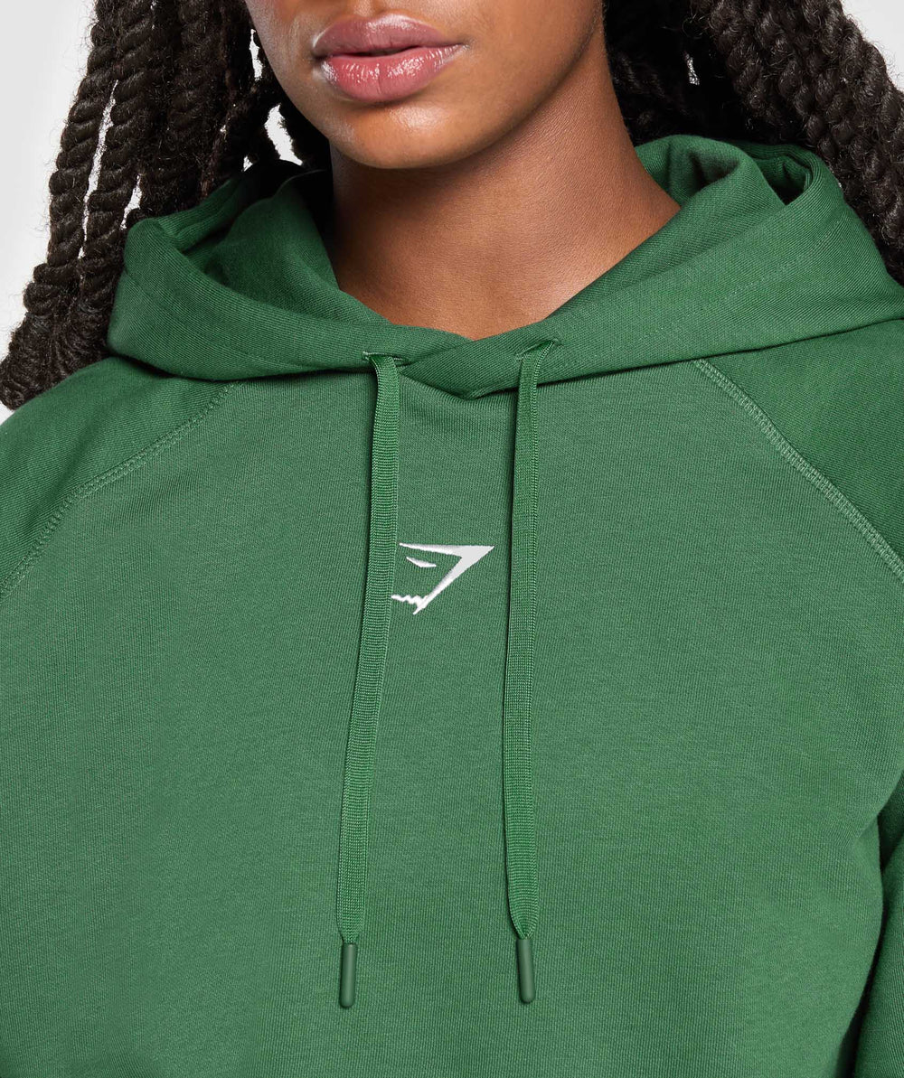 Training Oversized Fleece Hoodie Classic Green