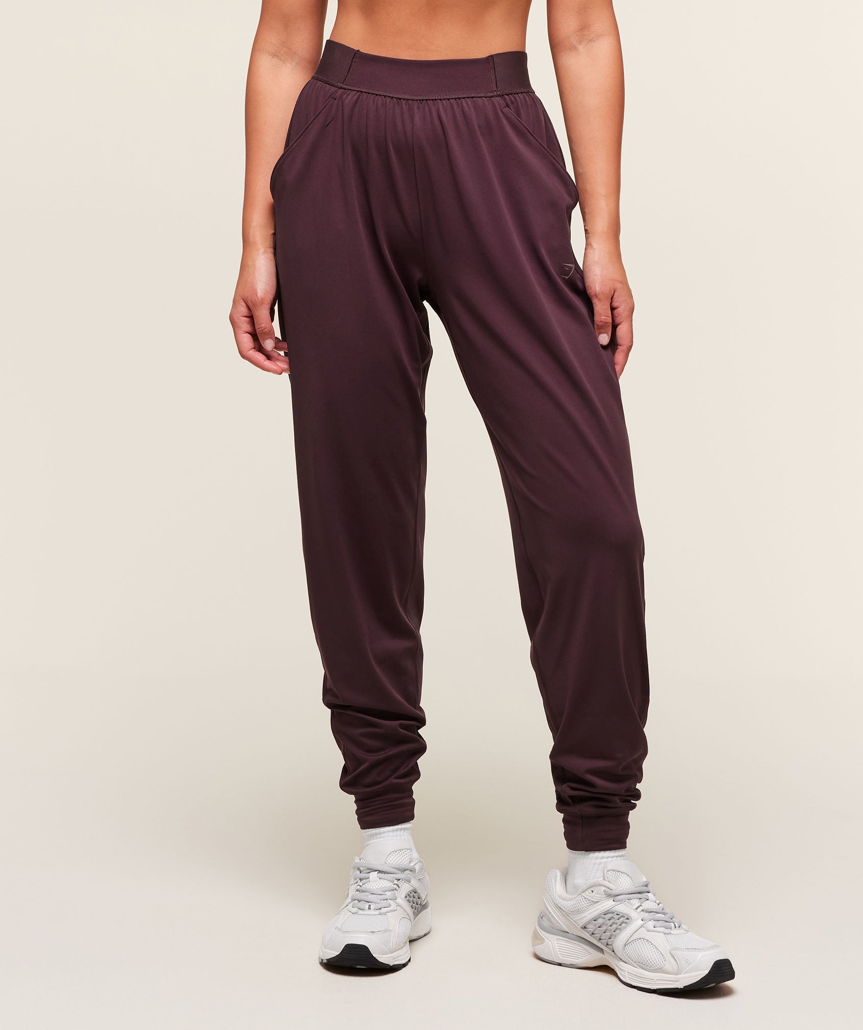 Covered Jogger Cherry Purple