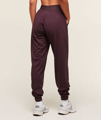 Covered Jogger Cherry Purple