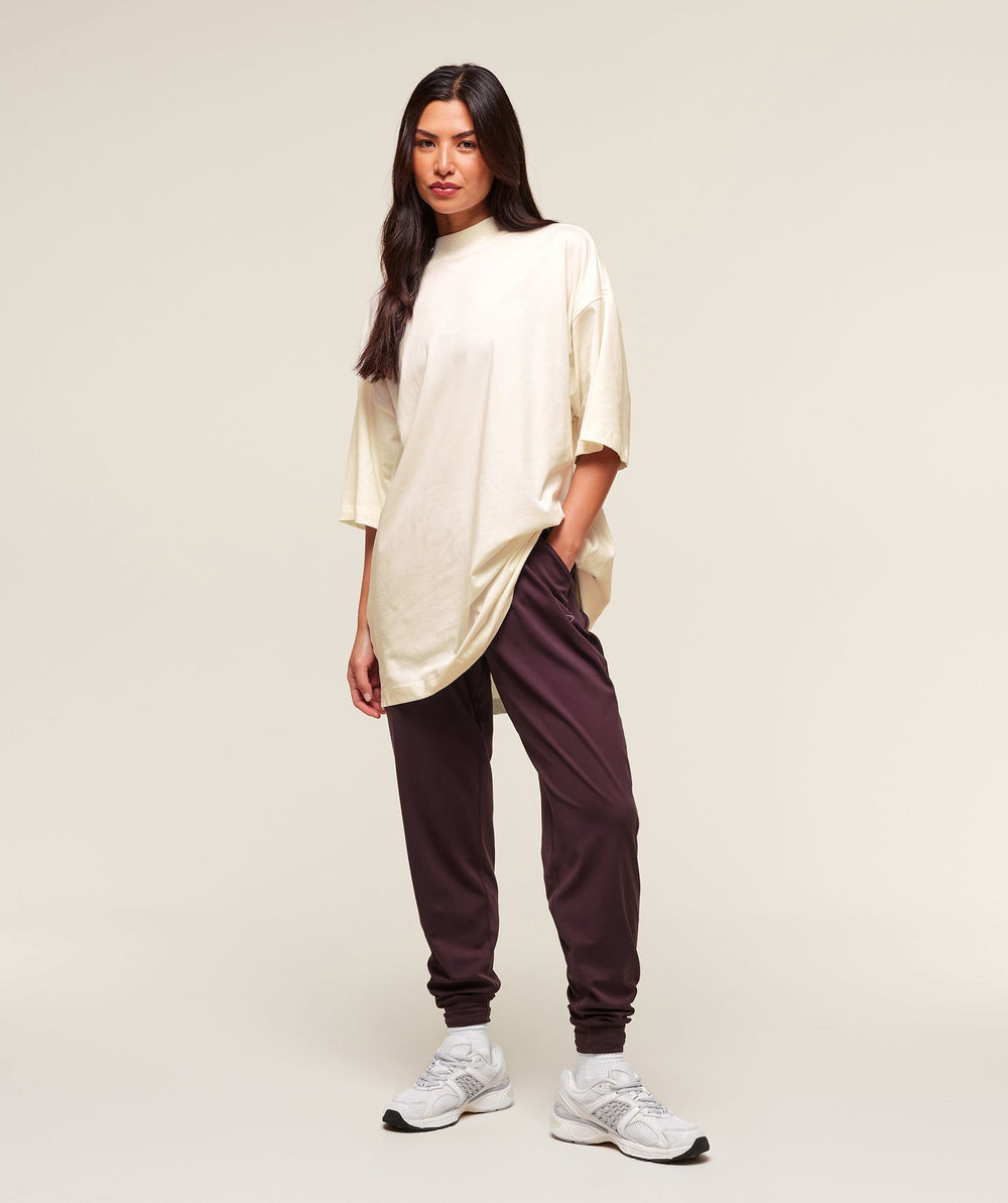 Covered Jogger Cherry Purple