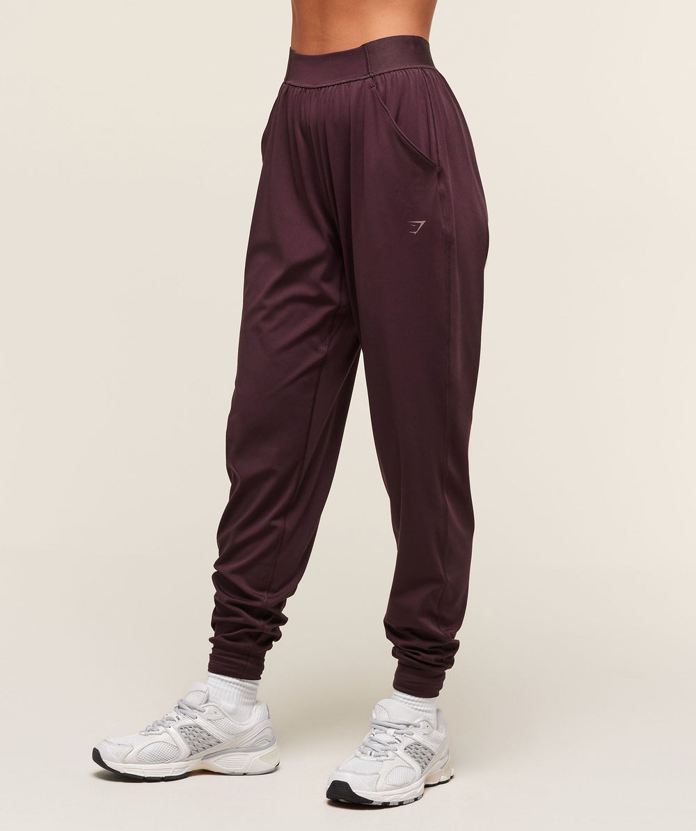 Covered Jogger Cherry Purple