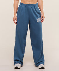 Lifting Club Graphic Straight Leg Joggers Compound Blue