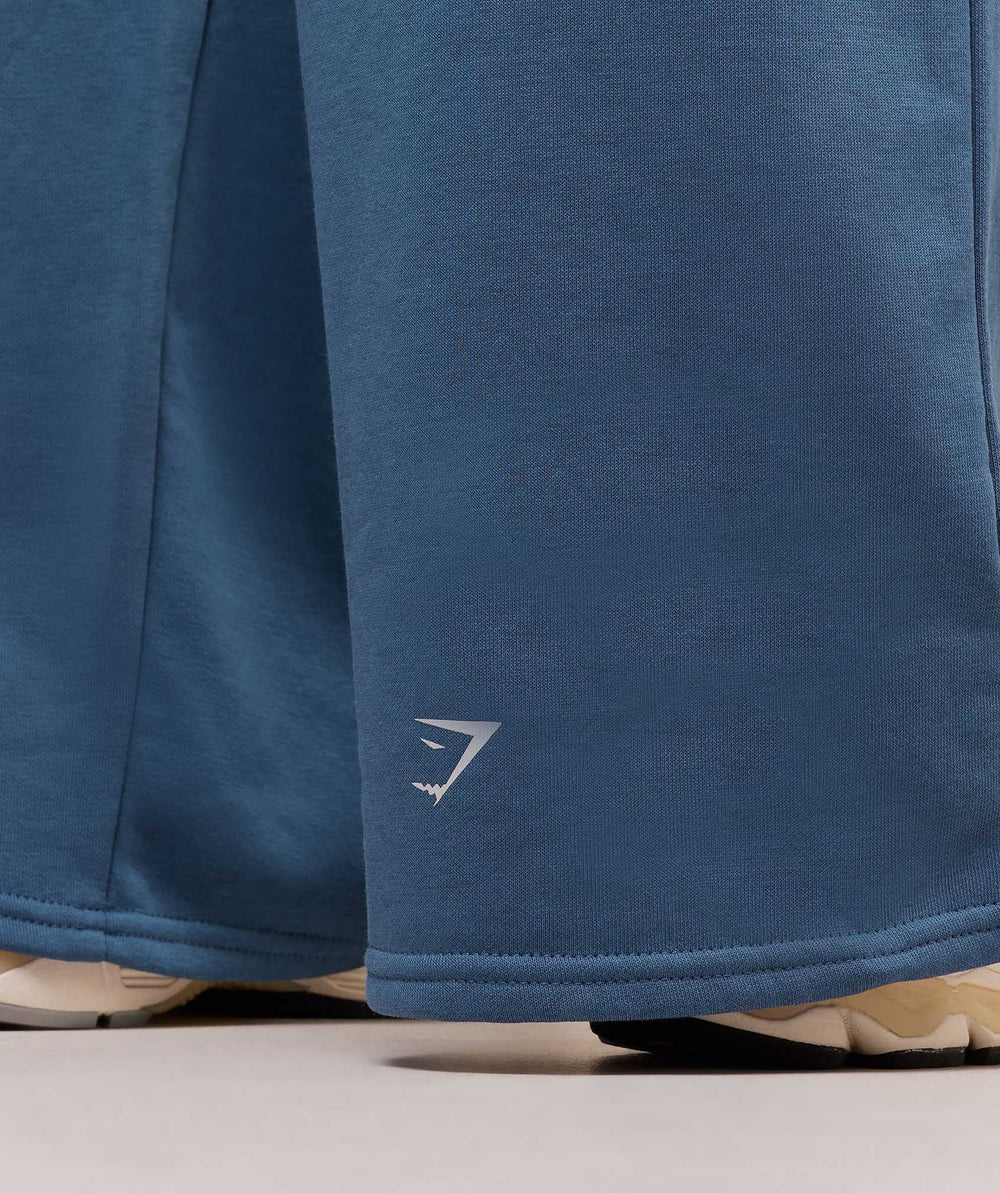 Lifting Club Graphic Straight Leg Joggers Compound Blue