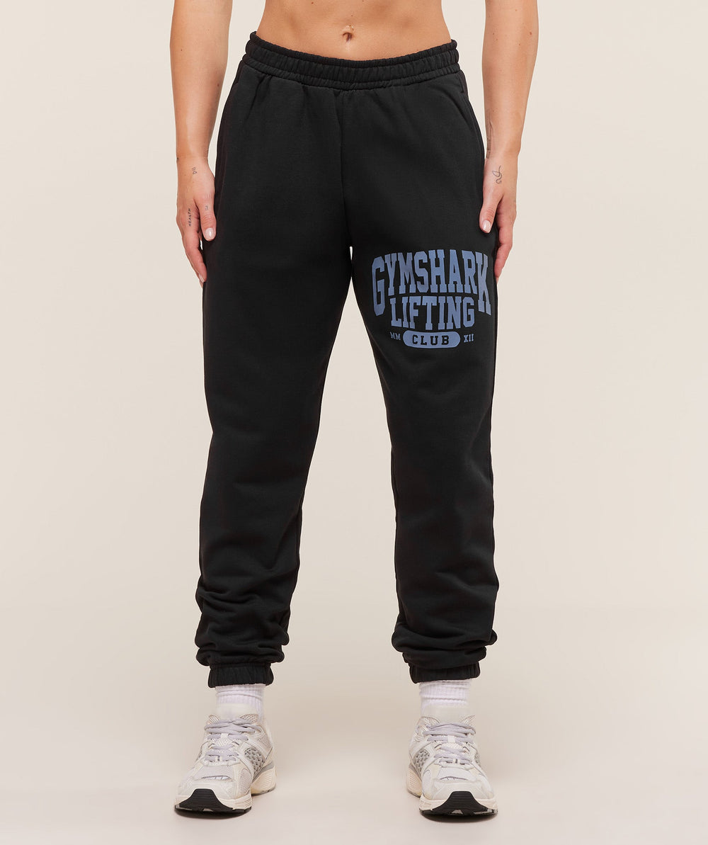 Lifting Club Graphic Joggers Black