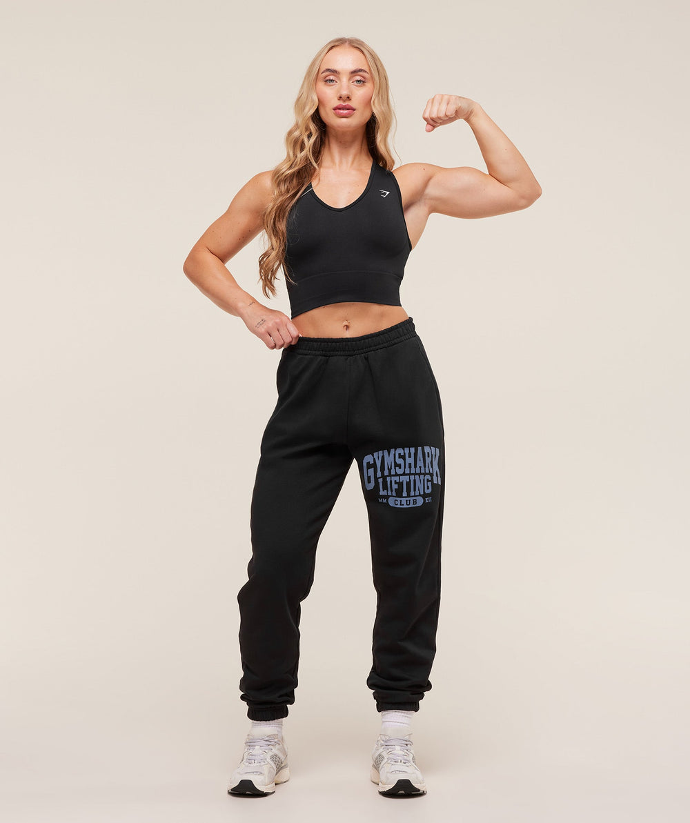 Lifting Club Graphic Joggers Black
