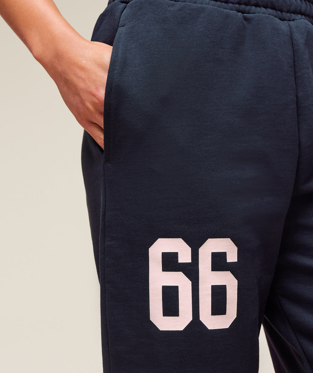 Varsity Graphic Oversized Joggers Heavy Blue