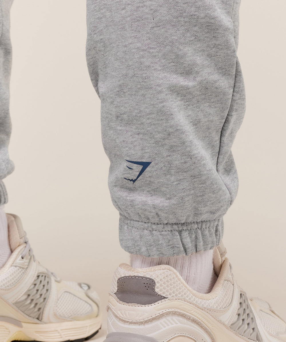 Lifting Club Graphic Joggers Light Grey Core Marl