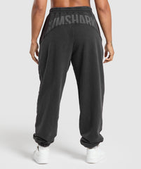 Power Washed Joggers Black