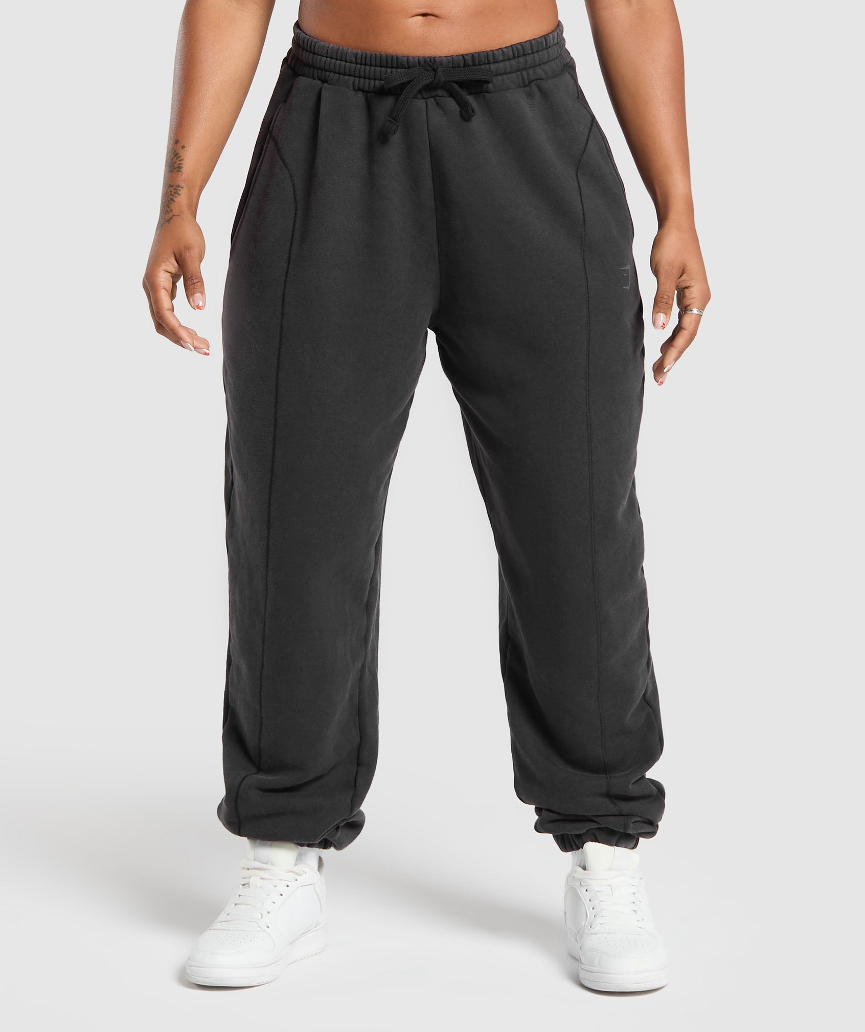 Power Washed Joggers Black
