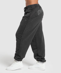 Power Washed Joggers Black