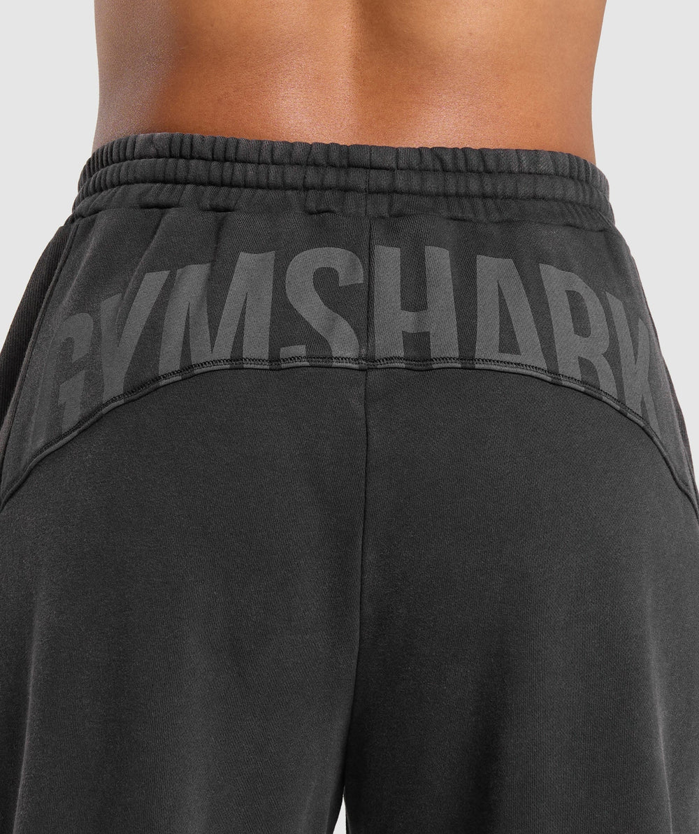 Power Washed Joggers Black