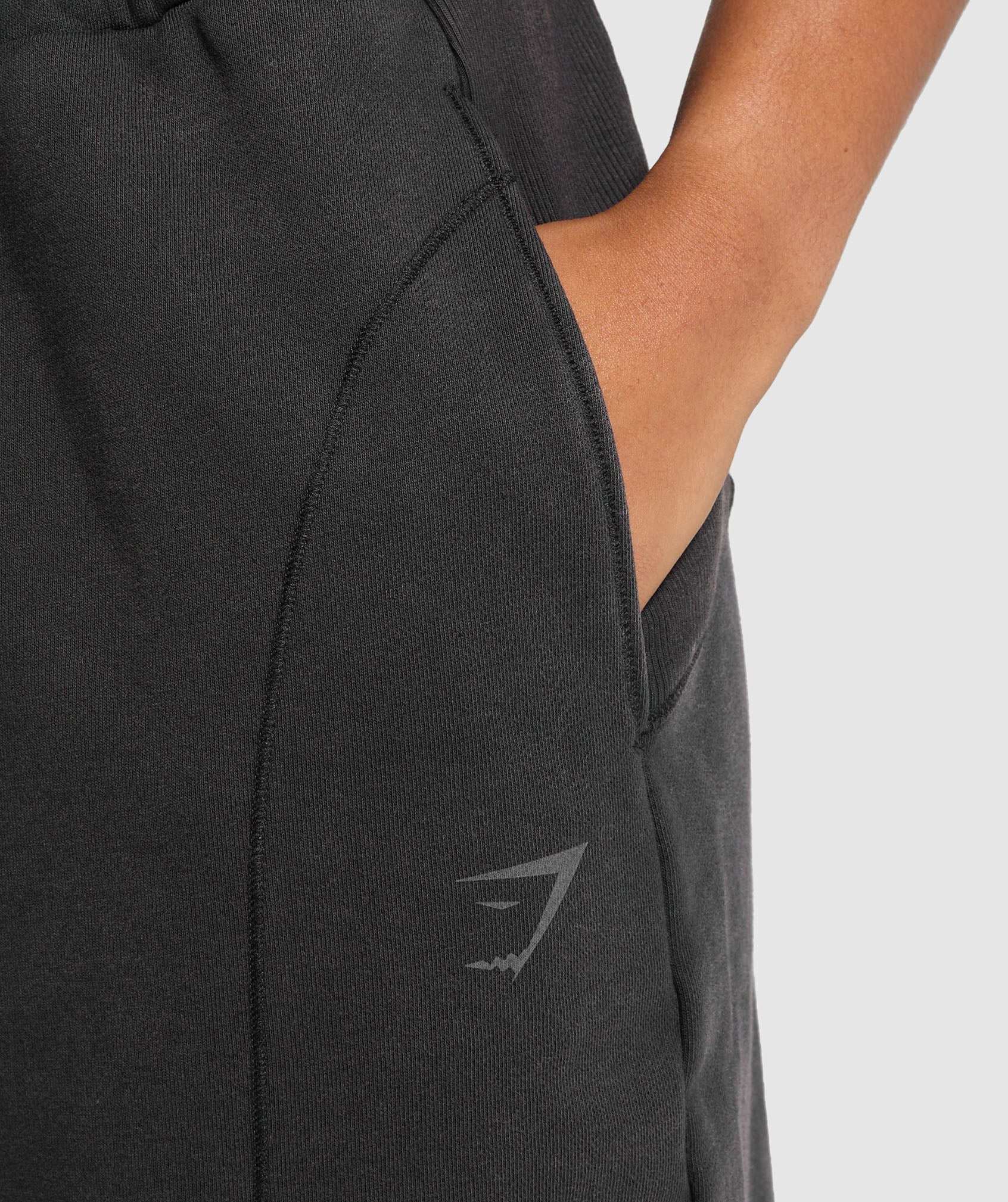 Power Washed Joggers Black