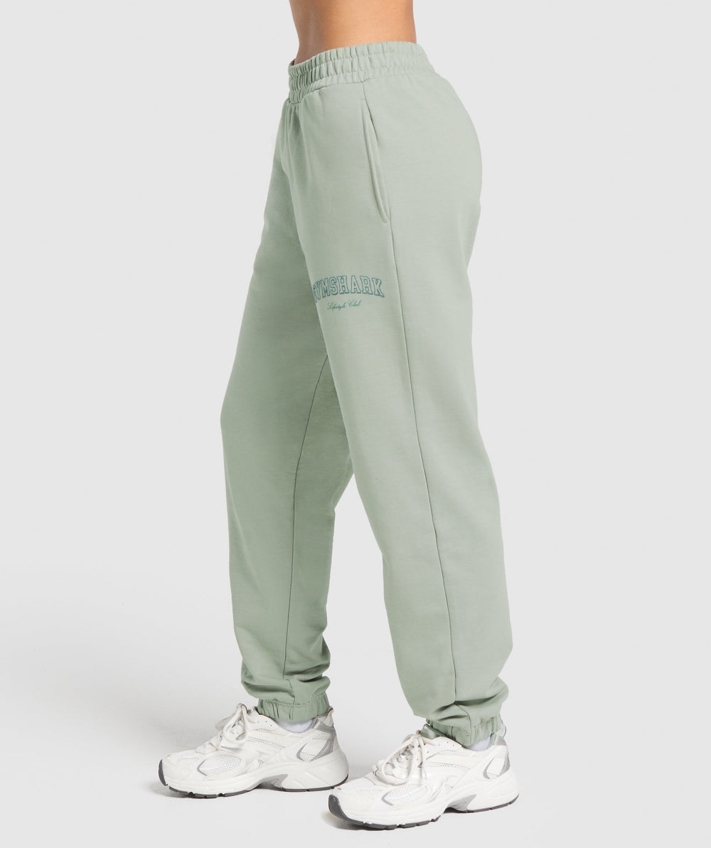 Campus Classics Graphic Joggers Stone Grey