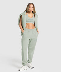 Campus Classics Graphic Joggers Stone Grey