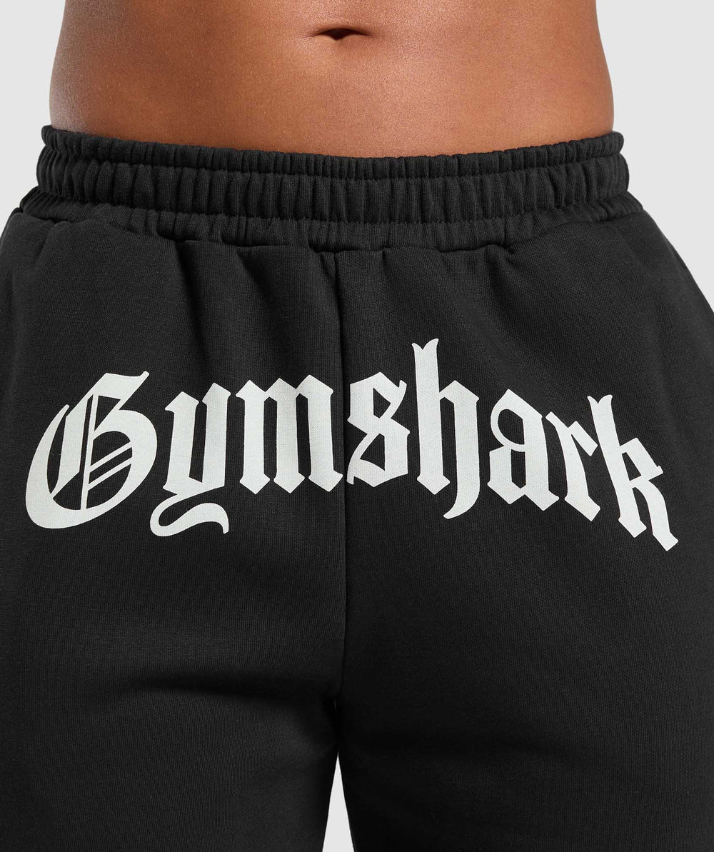Strength Department Graphic Joggers Black