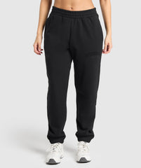 Campus Classics Graphic Joggers Black