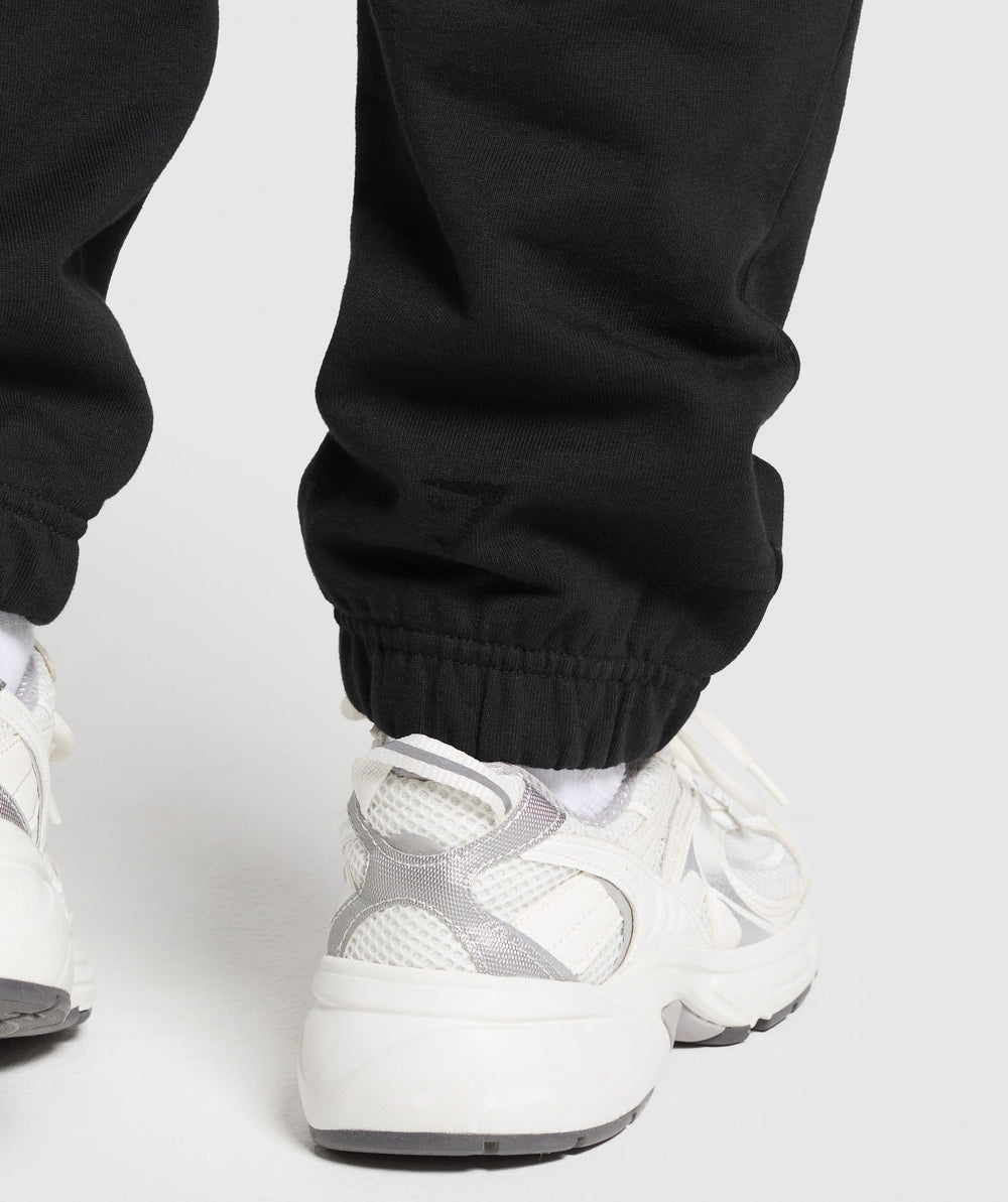 Campus Classics Graphic Joggers Black